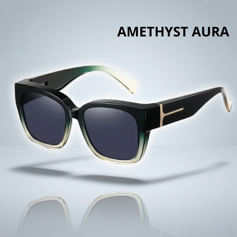 Lunettes de soleil couvrantes femme compatibles avec lunettes de vue