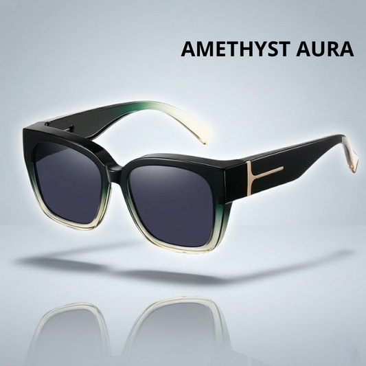 Lunettes de soleil couvrantes femme compatibles avec lunettes de vue