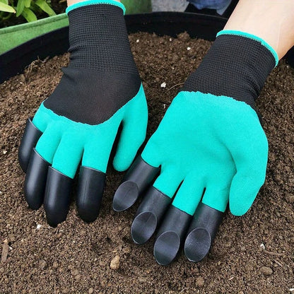 Gants de Jardinage à Griffes — Creuse, Plante, Désherbe sans Effort