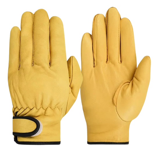 Gants de Jardinage en Cuir Renforcé — Robustes et Confortables