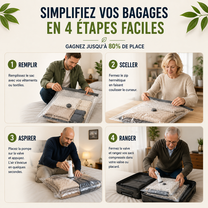 BELIZAL PACKORA™ Pro — Pack de Compression Sous-Vide + Pompe Électrique Sans Fil