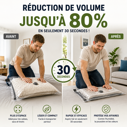 BELIZAL PACKORA™ Pro — Pack de Compression Sous-Vide + Pompe Électrique Sans Fil