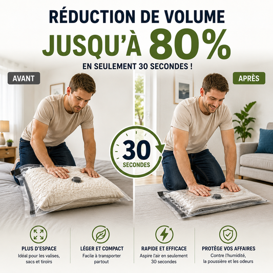 BELIZAL PACKORA™ Pro — Pack de Compression Sous-Vide + Pompe Électrique Sans Fil